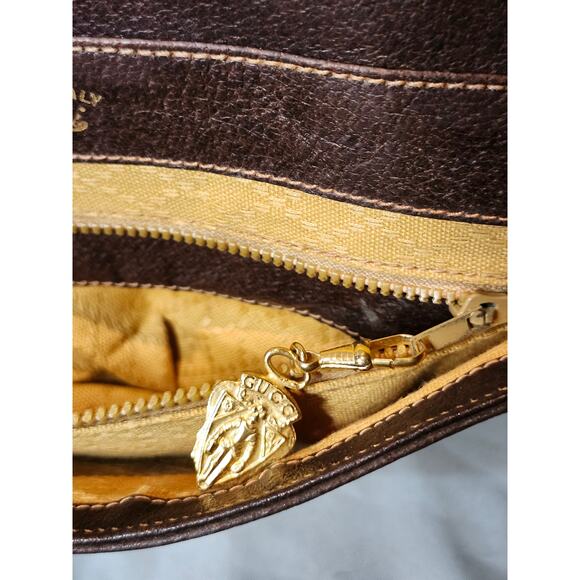 Gucci Supreme GG Canvas Leather Shoulder Bag Sherry Line Web Ophidia Vintage - Picture 11 of 15